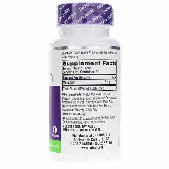 Melatonin 5 Mg Fast Dissolve Extra Strength, NTR